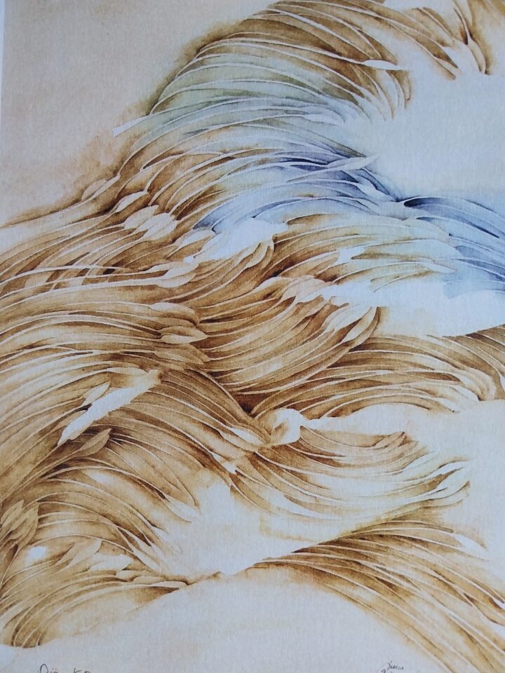 Aquarell Der Wind 2