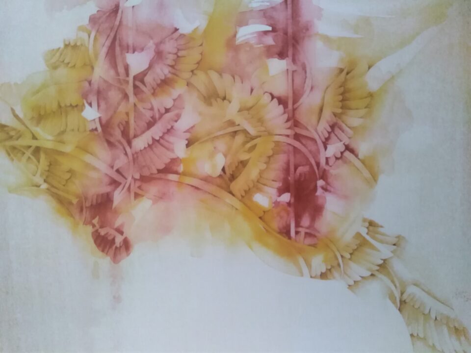 Aquarell Wie im Flug 1